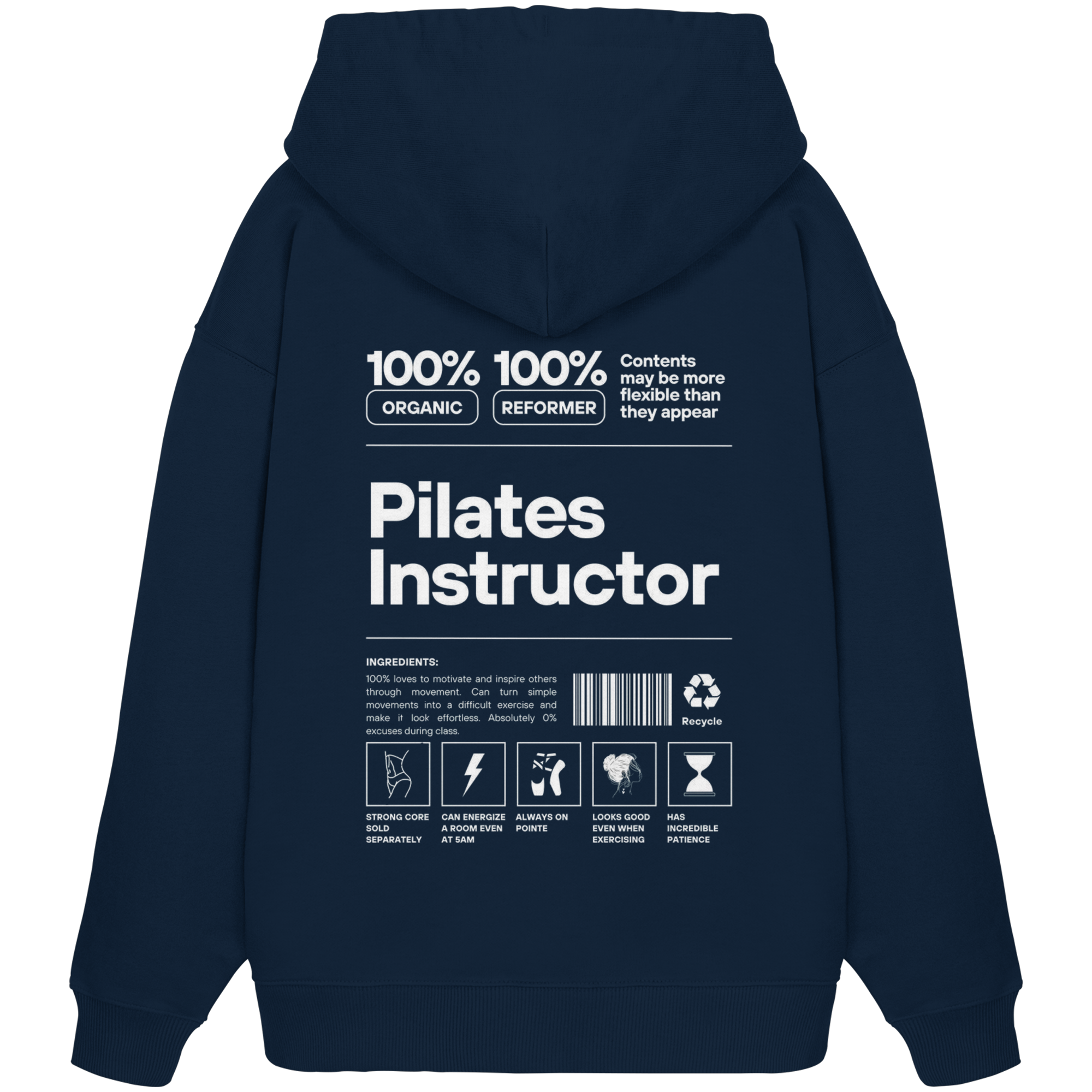 AuraBloom - Instructor - Organic Oversize Hoodie