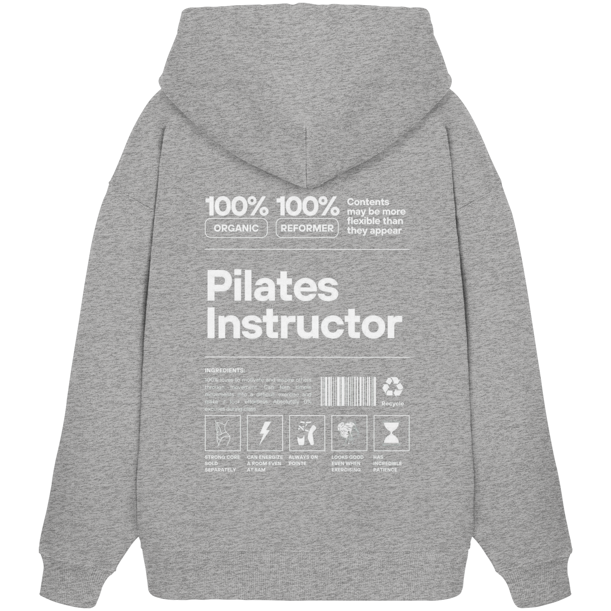 AuraBloom - Instructor - Organic Oversize Hoodie