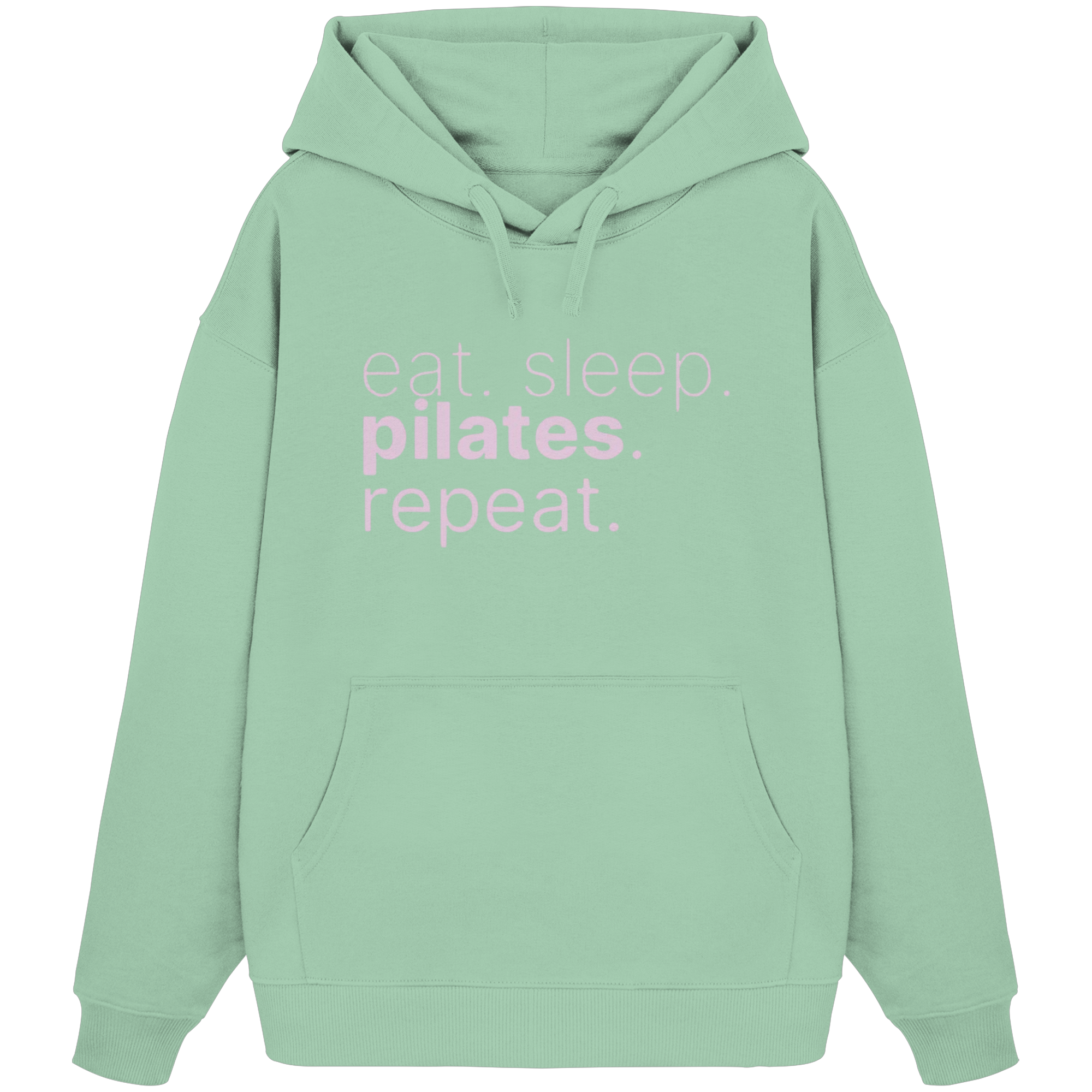 AuraBloom - Eat.Sleep - Organic Oversize Hoodie