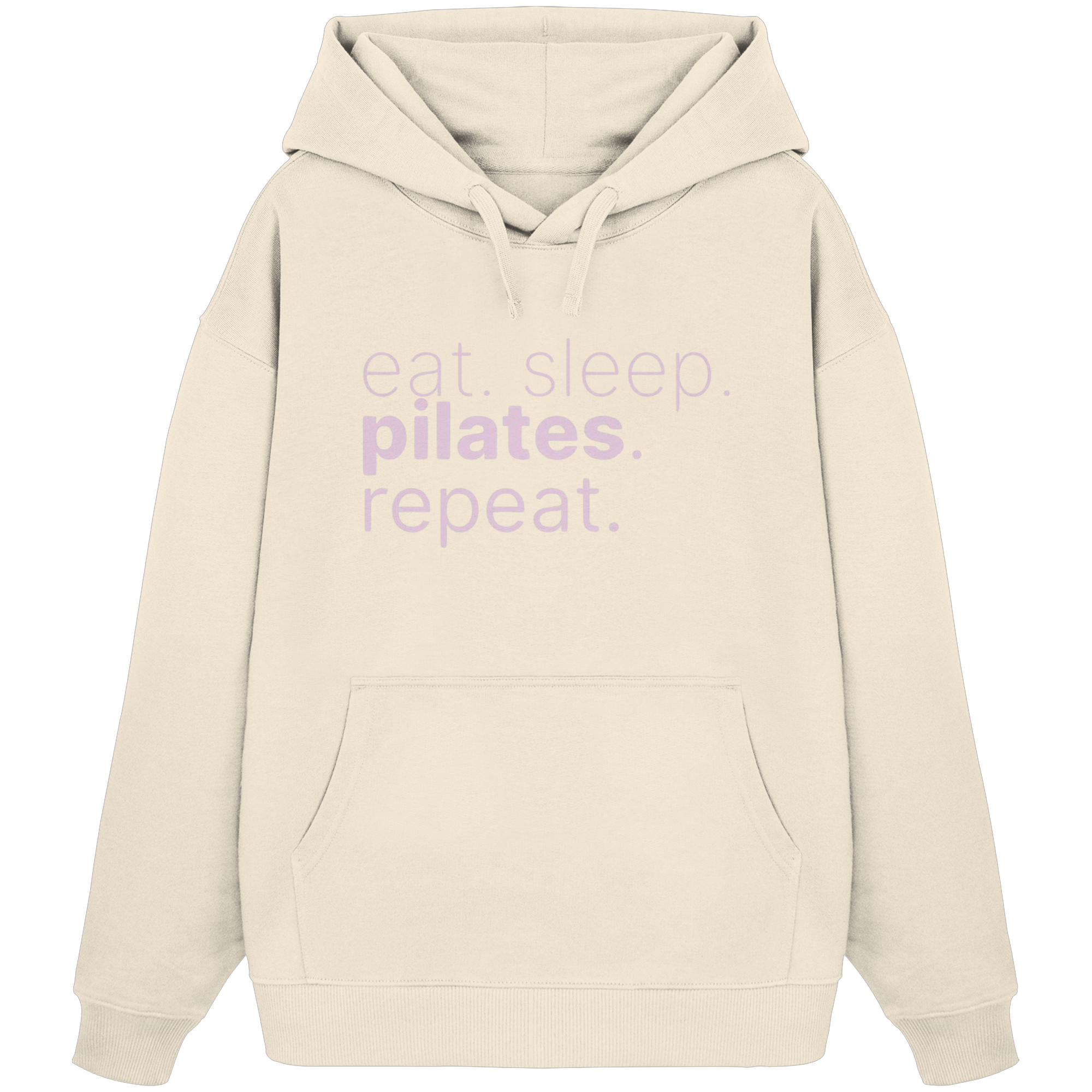 AuraBloom - Eat.Sleep - Organic Oversize Hoodie